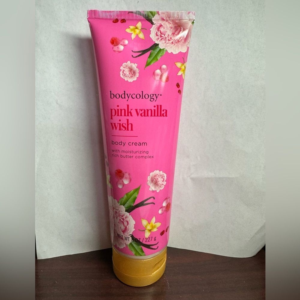 bodycology Pink Vanilla Wish Body Cream 8oz